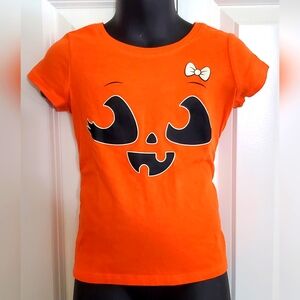 2/$10 - Little Girl's Glow in the Dark Jack O'Lantern Tee